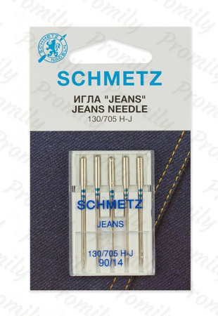 Иглы для джинсы № 90, Schmetz, 5шт от магазина Promily в Санкт-Петербурге
